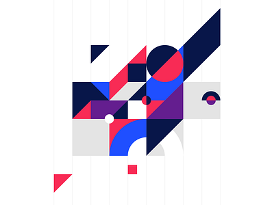 Homepage illustration design geometric illustration minimal shapes torus kit ui vector