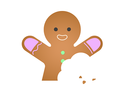 Gingerbread cookie christmas cookie gingerbread illustration