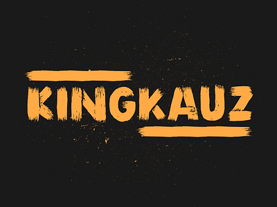 KINGKAUZ Type Experiment font illustration typography