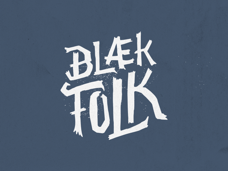 [GIF] Blaekfolk Logo Conceptions illustration logo type