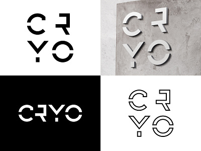Cryo logo design branding clean cryo cryosleep cryosleep logo design futuristic logo logo design logodesign logodesigner modern logo modern typography modernlogo typography vector