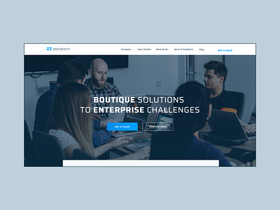 Corporate website for IT company ui uiux ux web webdesign website