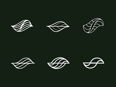 Steep Hill Logomark sketches 7 cannabis hill leaf logo logomark science