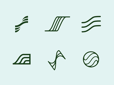 Steep Hill Logomark sketches 8