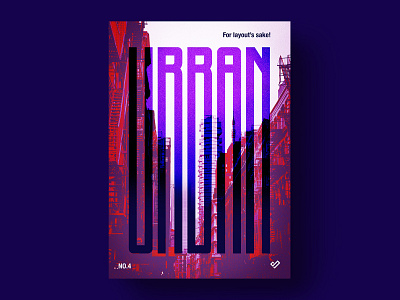 Urband - poster design 36days city composition design layout letter lettering poster street urban