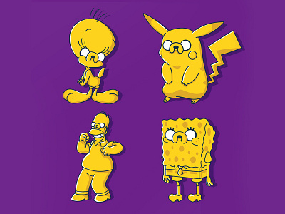 A different Jake adventuretime cartoon copyright homer simpson jake jake the dog pikachu shapeshifting spongebob tweety