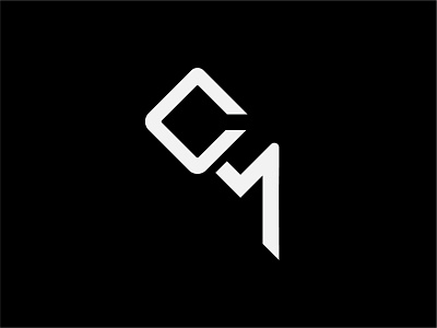CM logo mark branding lettermark logo logomark vector