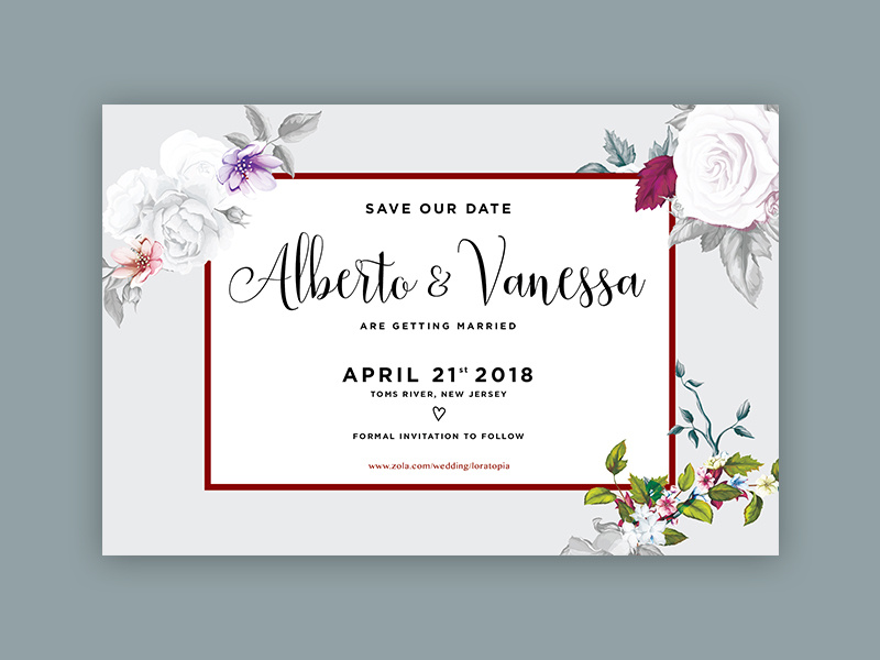 Save the Dates typography marriage save the date wedding
