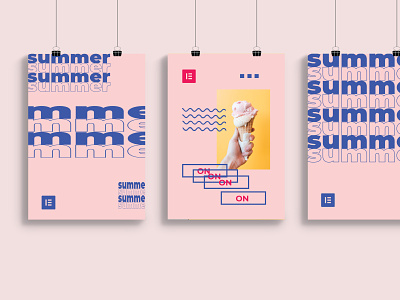 Summer Collection 2d art brand design elementor graphic design graphicdesign illustration illustration 2d poster poster art poster design vector