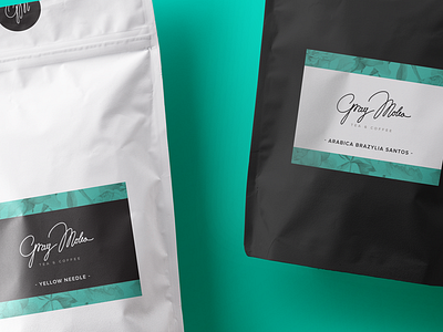 Gray Moka coffee & tea packaging