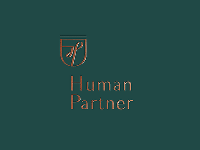 Human Partner Logo branding logo logo design