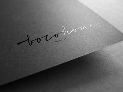 BOCOHOME LOGO branding handlettering lettering logo logo design