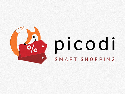 Picodi Logo branding fox identity illustration logo logo design