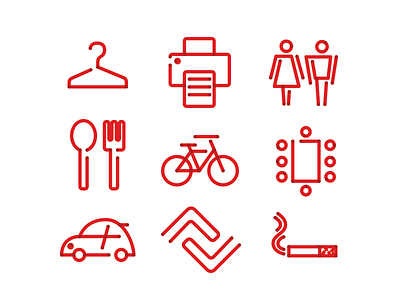 Signage pictograms