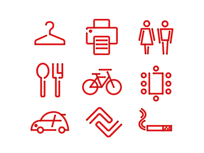 Signage pictograms corporate icon icon set icons pictograms signage