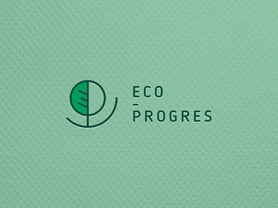 ECO PROGRES LOGO branding corporate identity logo logo design