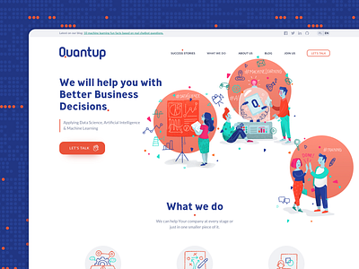 Quantup website