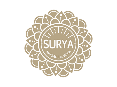 Logo SURYA logo mandala sun