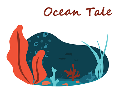 Ocean Tale illustration ocean vector