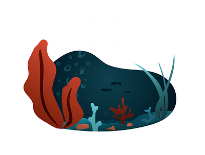 Ocean - textured illustration ocean texture