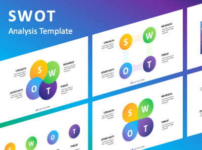 Free Colorful SWOT Analysis Template
