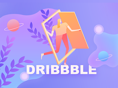 Hello Dribbble dribbble first illustration shot