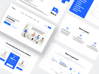 Rate it Landing Page Design