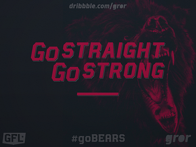 Go Bears bear bears bold esport font font family gror myfonts sans slab sport team type typeface