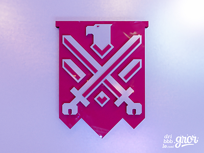 Eagle Emblem 3d eagle emblem gror logo logo design render sword