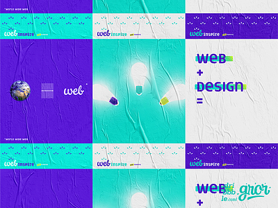 Web Posters brand branding design identity inspire posters studio web world www