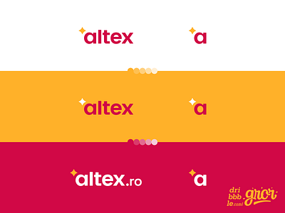 Altex Logo Variations altex brand brand identity brand system branding concept favicon gror logo market rebrand rebranding redesign retailer shop system variations
