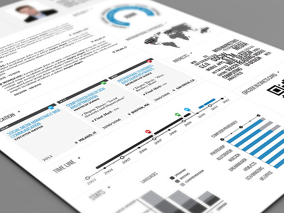 Clean Infographic Resume