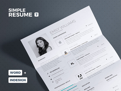 Simple Resume/Cv Volume 7