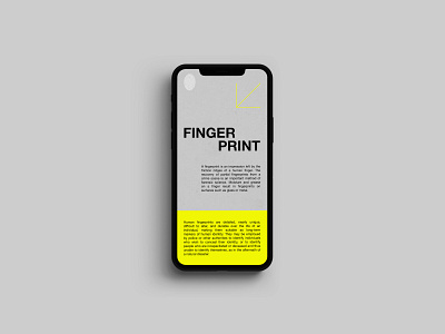 Fingerprint ui ui design ui designer uiconcept