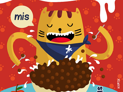 Cereals Favoritos Box Illustration