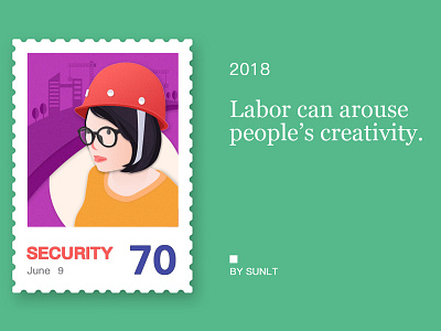 Security security stamp ui 插图 设计