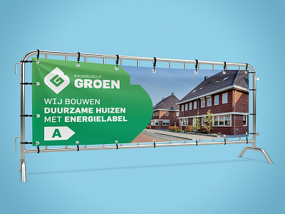 BOUWBEDRIJF GROEN brand branding illustration logo vector