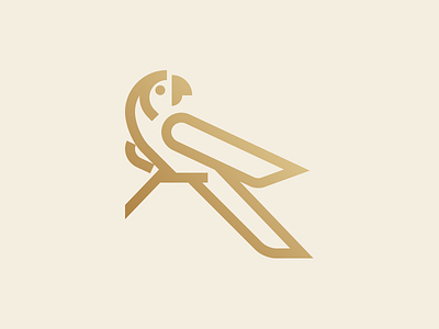 Macaw pictogram gold golden icon icon design iconography iconset macaw parrot pictogram wayfinding