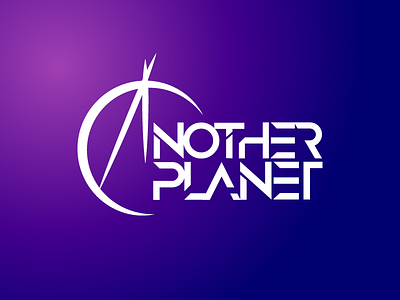 Another Planet Logo cosmos font future galaxy geometric logo planet typography