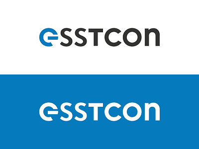 ESSTCON 2018 azerbaijan blue branding company company branding design flat grey identity kiki konulzade logo logotype minimal branding minimalism multitester logo