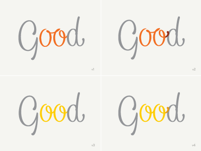 Double o variation lettering typography wip