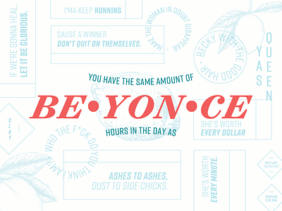 May you reign forever, Queen Bey beyonce typography