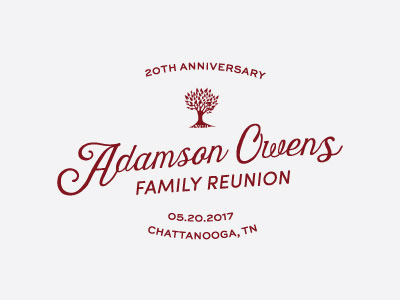 Family reunion tshirt design