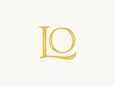 Lo is for Lorem Ipsum branding goudy old style lettering logo typeface