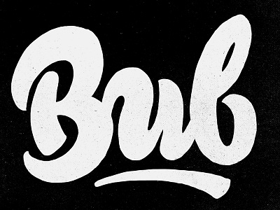 Bub lettering