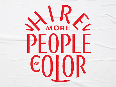 Hire More People of Color