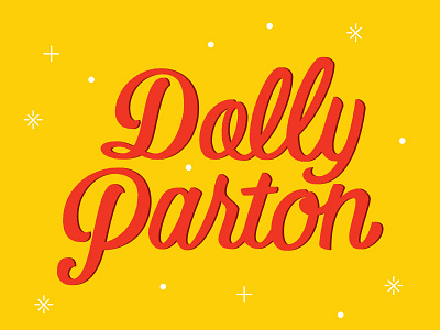 Dolly Parton dolly parton lettering
