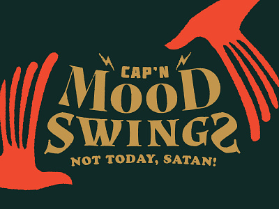 Mood Swingz hands illustration mood mood swings typeset