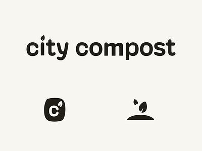 City Compost Logo branding chicago design illustration lettering logo typography