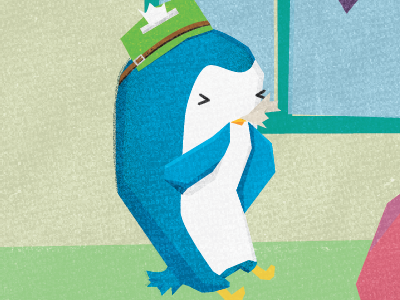 Boogie the penguin illustration penguin